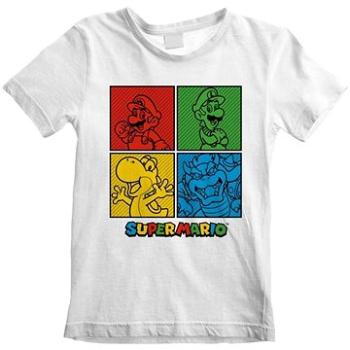 Super Mario - Squares - dětské tričko - 12-13 let (5055910386695)