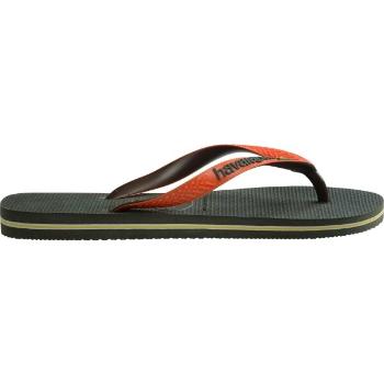 HAVAIANAS BRASIL MIX Pánské žabky, khaki, velikost 45/46