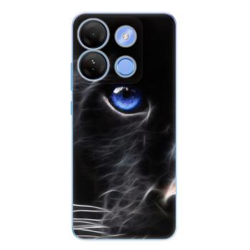 Odolné silikonové pouzdro iSaprio - Black Puma - Infinix Smart 7