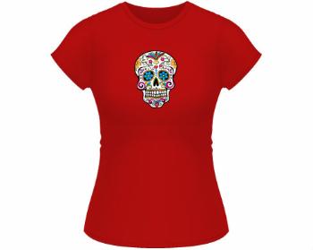 Dámské tričko Classic Mexická lebka