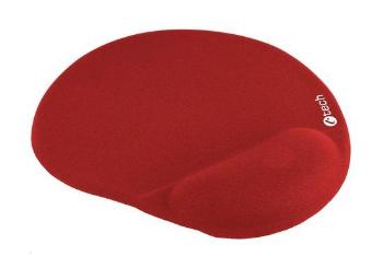 Podložka pod myš gelová C-TECH MPG-03, červená, 240x220mm, MPG-03R