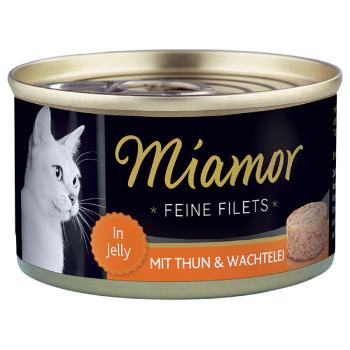 Konzerva MIAMOR Feine Filets tuňák + křepelčí vejce v želé 100g