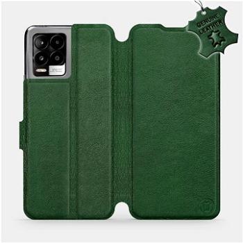 Kožené flip pouzdro na mobil Realme 8 - Zelené -  Green Leather (5903516721320)
