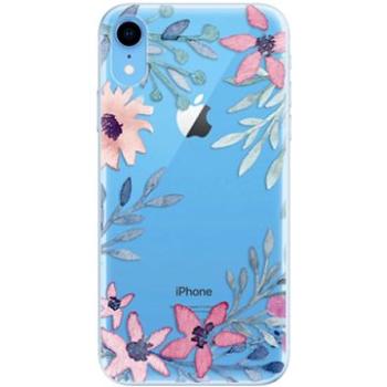 iSaprio Leaves and Flowers pro iPhone Xr (leaflo-TPU2-iXR)