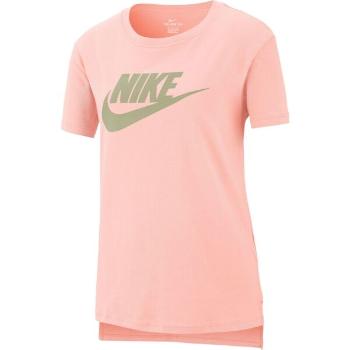 Nike SPORTSWEAR Dívčí tričko, růžová, velikost XS