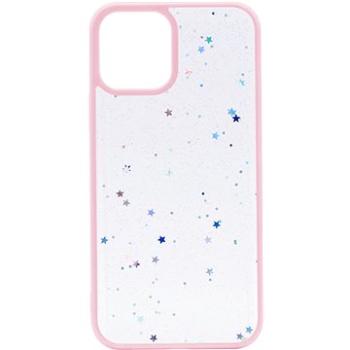 iWill Clear Glitter Star Phone Case pro iPhone 13 mini Pink (DIP888-6)