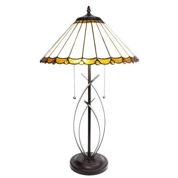Stolní lampa Tiffany Elegant - 41x69 cm E27/max 2x60W 5LL-6282
