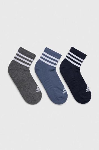 Ponožky adidas 3-pack šedá barva, IP2637