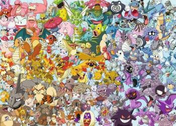 RAVENSBURGER Puzzle Challenge Pokémon 1000 dílků