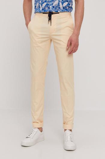 Kalhoty Tommy Hilfiger pánské, průhledná barva, jednoduché