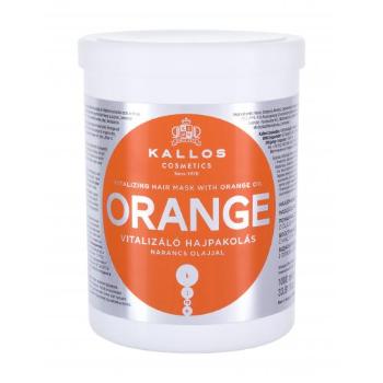 Kallos Cosmetics Orange 1000 ml maska na vlasy pro ženy na poškozené vlasy; na suché vlasy