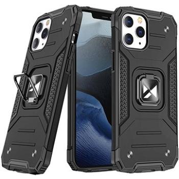 Ring Armor plastový kryt na iPhone 12 Pro Max, černý (WOZ19235)