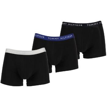 Tommy Hilfiger 3P TRUNK WB Pánské boxerky, černá, velikost XL