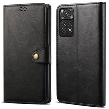  Lenuo Leather flipové pouzdro pro Xiaomi Redmi Note 11/11S, černá (348257)