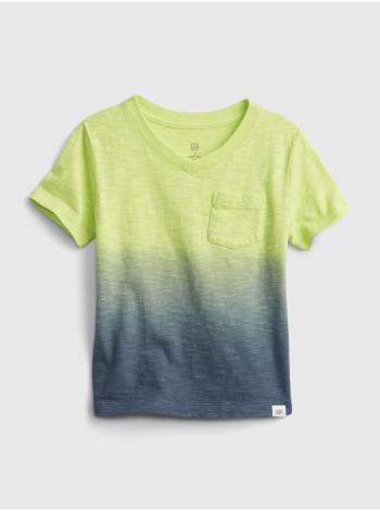 Zelené klučičí dětské tričko v-neck t-shirt