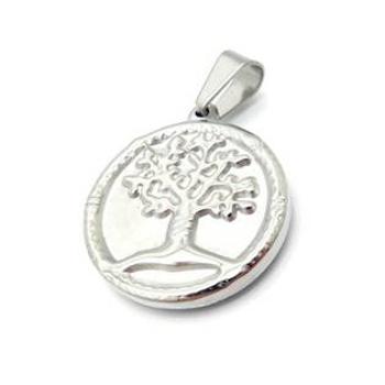 Šperky4U Ocelový přívěšek strom života - OPP1786