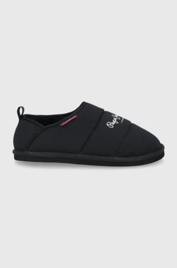 Pantofle Pepe Jeans černá barva