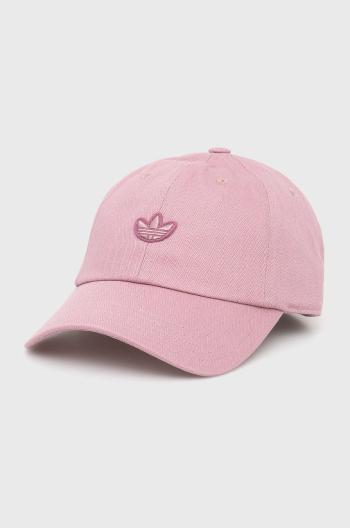 Čepice adidas Originals HD9737 růžová barva, hladká