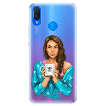 Silikonové pouzdro iSaprio - Coffe Now - Brunette - Huawei Nova 3i