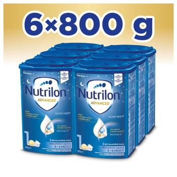 Nutrilon 1 Advanced Good Sleep počáteční kojenecké mléko 6x 800 g, 0+