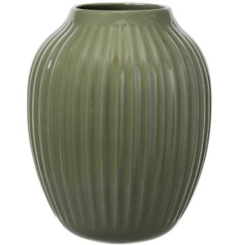 Váza HAMMERSHOI Kähler 25,5 cm tmavě zelená