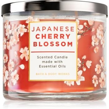 Bath & Body Works Japanese Cherry Blossom vonná svíčka 411 g