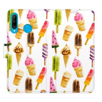 Flipové pouzdro iSaprio - Ice Cream Pattern - Huawei P30 Lite