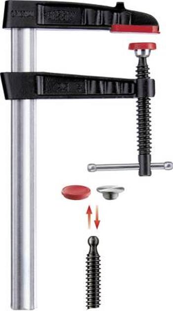 Šroubová svěrka z temperované litiny TG-K 160/80 Bessey TG16K upínací rozsah:160 mm