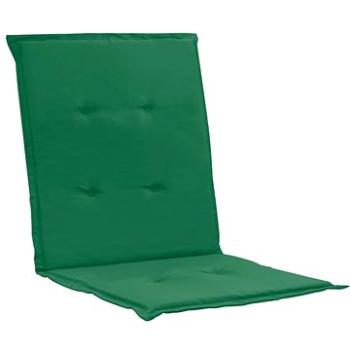Podušky na zahradní židle 2 ks zelené 100 × 50 × 3 cm