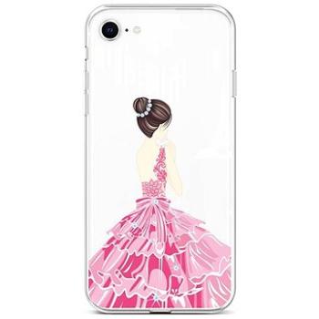TopQ Kryt iPhone SE 2022 silikon Pink Princess 74000 (Sun-74000)
