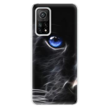 Odolné silikonové pouzdro iSaprio - Black Puma - Xiaomi Mi 10T / Mi 10T Pro