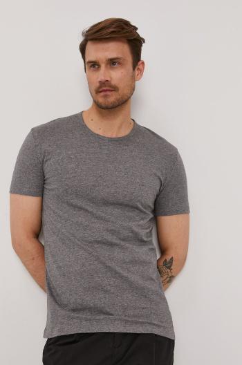 Tričko PS Paul Smith pánské, šedá barva, vzorované