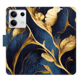 Flipové pouzdro iSaprio - GoldBlue - Xiaomi Redmi Note 13 5G