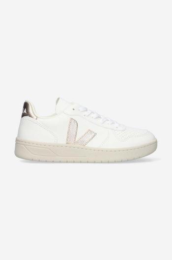 Kožené sneakers boty Veja V-10 bílá barva, VX052935