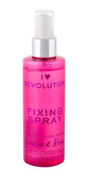 I Heart Revolution Fixing Spray Fixační sprej na make-up s vůní Guava & Rose 100 ml