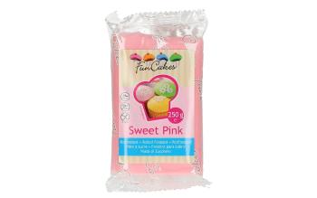Růžový rolovaný fondant Sweet Pink (barevný fondán) 250 g - FunCakes