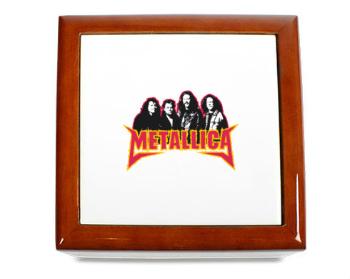 Dřevěná krabička Metallica