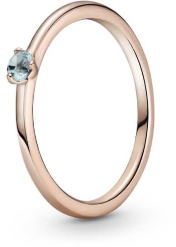 Pandora Půvabný bronzový prsten s krystalem Rose 189259C02 54 mm