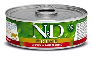 N&amp;D cat  konz. PRIME chicken/POMEGRANATE - 12 x 80g