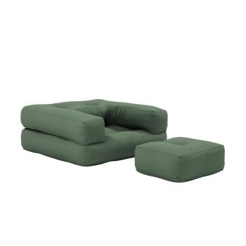 Dětské variabilní křeslo Mini Cube – Olive Green