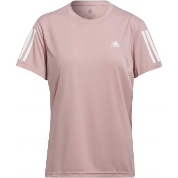 adidas OWN THE RUN TEE Dámské běžecké tričko, růžová, velikost XS