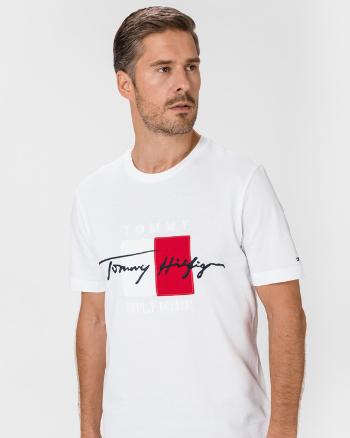 Tommy Hilfiger Box Signature Triko Bílá