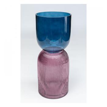 Sada 2 ks – Váza Marvelous Duo, modro-fialová, 40 cm