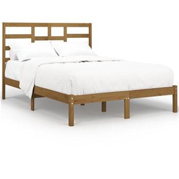 Rám postele medově hnědý masivní dřevo 120 × 200 cm, 3105793 (3105793)