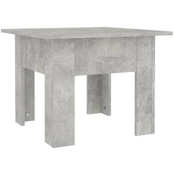 SHUMEE Konferenční stolek betonově šedý 55 × 55 × 42 cm dřevotříska, 810239 (810239)