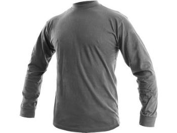 Pánské tričko s dlouhým rukávem PETR, zinkové, vel. L