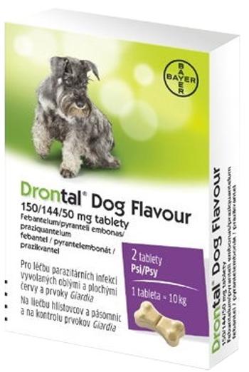 Drontal Dog Flavour 150/144/50 mg tablety 2 ks