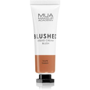 MUA Makeup Academy Blushed Liquid Blusher tekutá tvářenka odstín Taupe Tango 10 ml