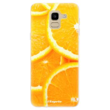 Odolné silikonové pouzdro iSaprio - Orange 10 - Samsung Galaxy J6