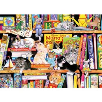 Cobble Hill Rodinné puzzle Čas kočičích příběhů 350 dílků (625012546461)